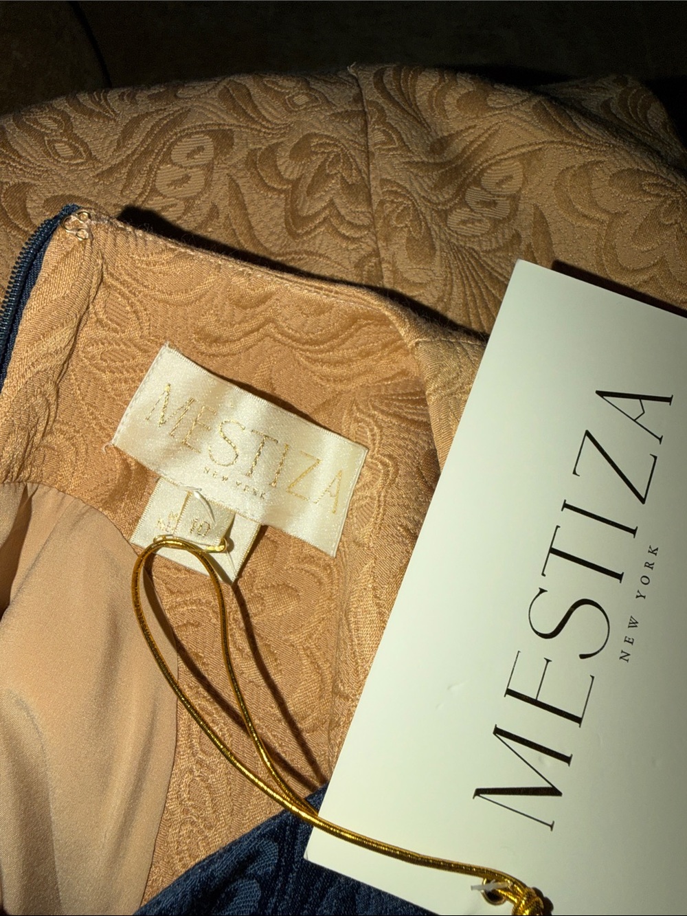 Mestiza New York NWT Sleeveless A-Line Dress with Decorative Buttons - Picture 4 of 5